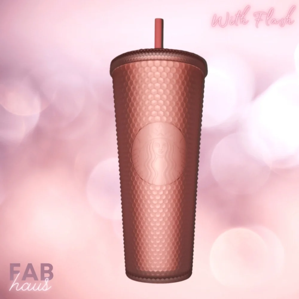 Starbucks | Venti Valentine's Soft Touch Studded Tumbler in Pink Lemonade 2022 - Picture 4 of 13